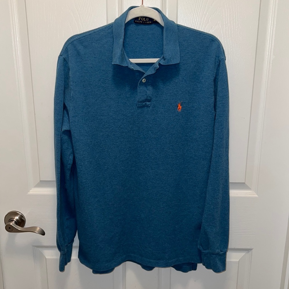 Polo Ralph Lauren Light Blue/Teal Long Sleeved Shirt